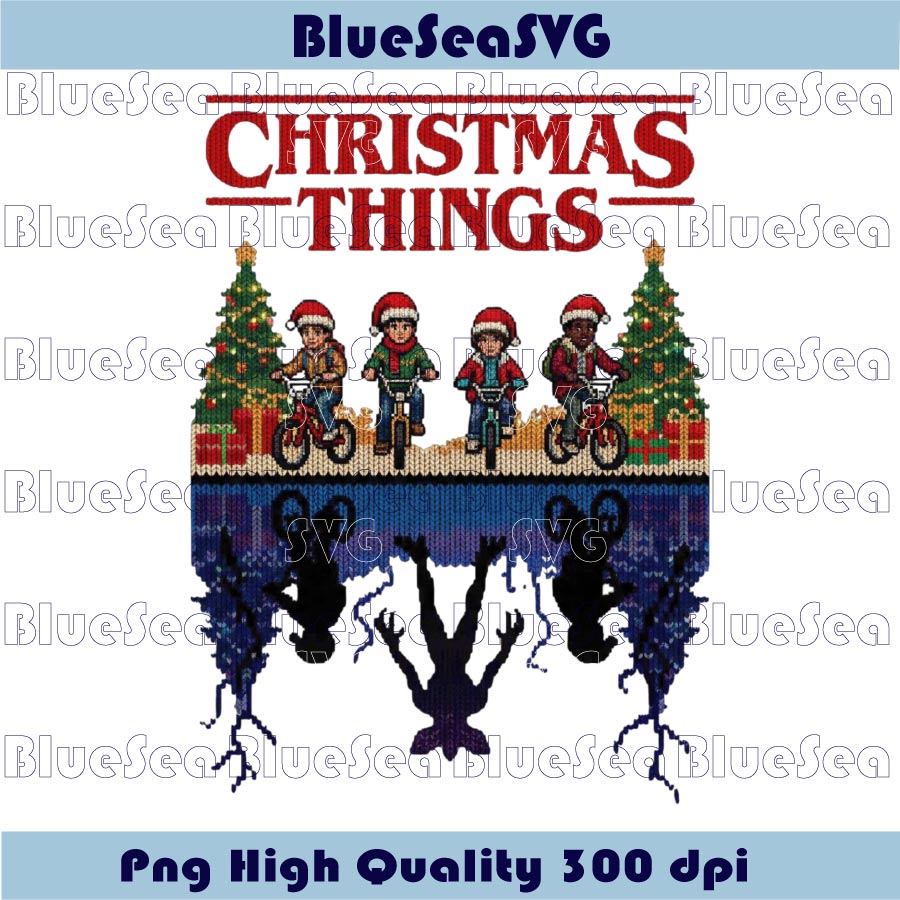 Christmas Things Png Faux Yarn Crochet Stranger Christmas Png