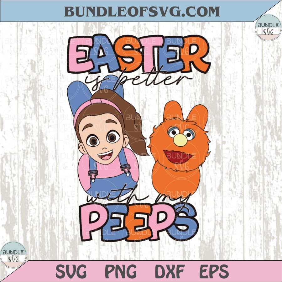 Easter Is Better With My Peeps Png Sesame Street Easter Png