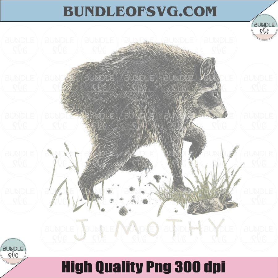 Jimothy PNG Seattle Raccoon PNG Jimothy Forever Png Vinatge