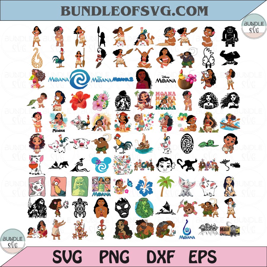 Moana PNG Bundle Disney Moana SVG Disney Princess Png Disneyworld