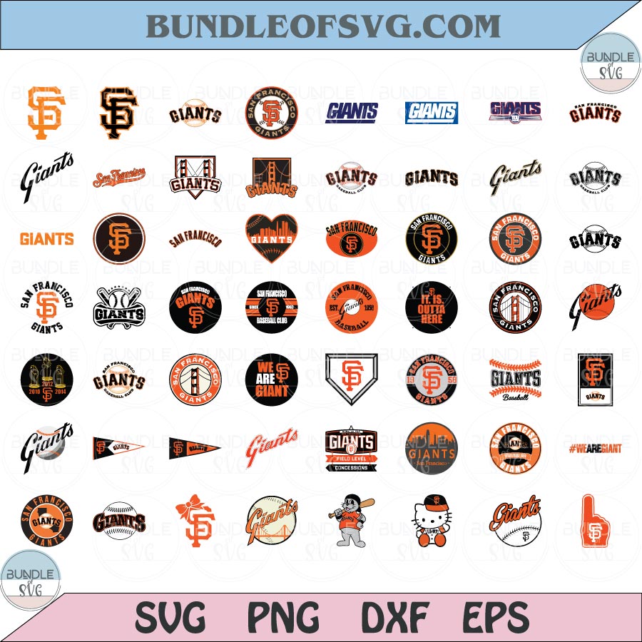 San Francisco Giants SVG Bundle Baseball San Francisco Giants Logo