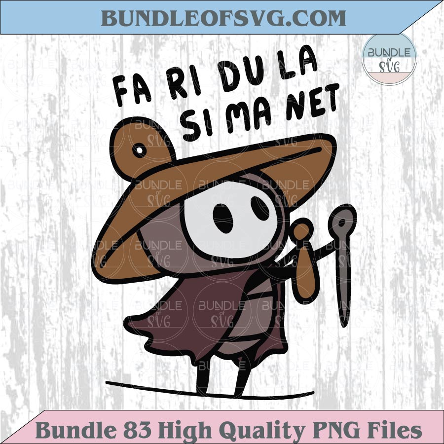 Sherma Singing Pilgrim Svg Png Hollow Knight Silksong Svg Cute Gift