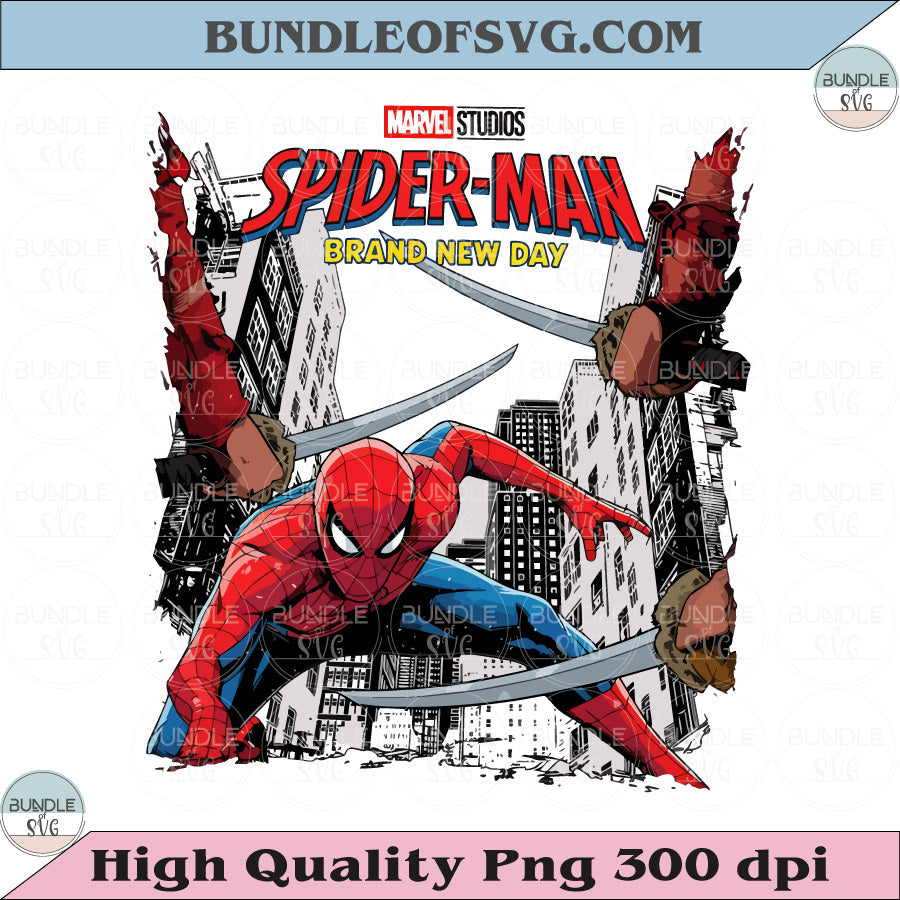 Spider Man Brand New Day PNG Retro Marvel Comics Cover Png