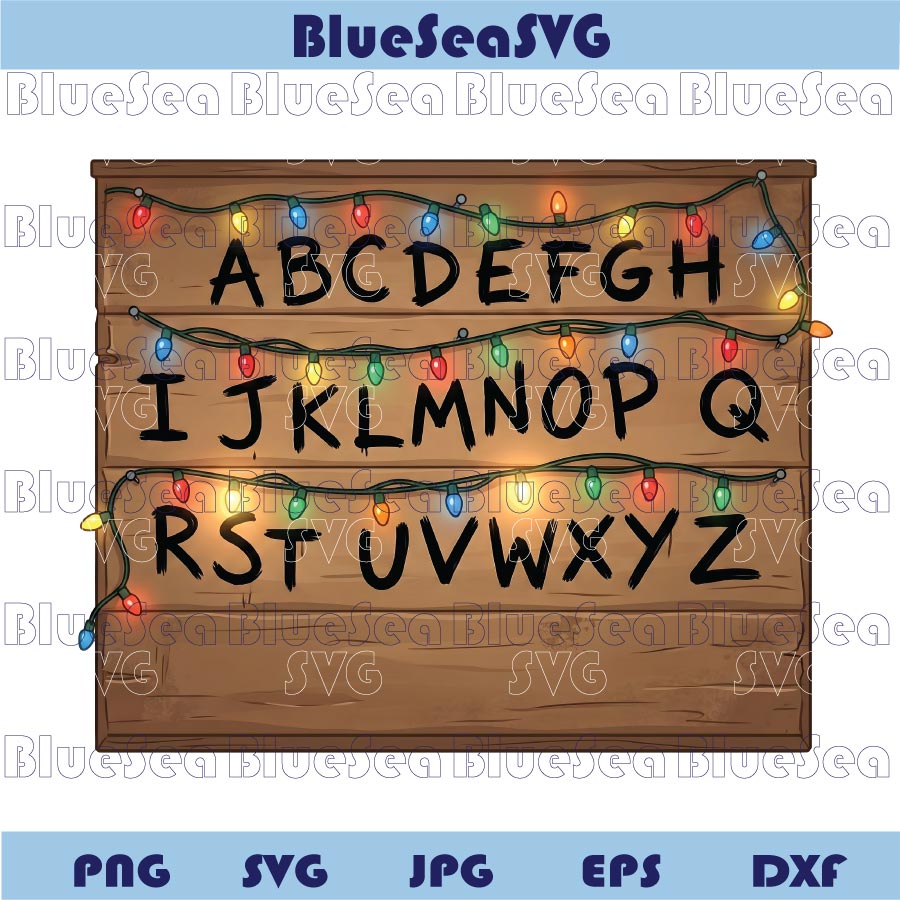 Stranger Things Png Alphabet Wall Stranger Things Png Clipart