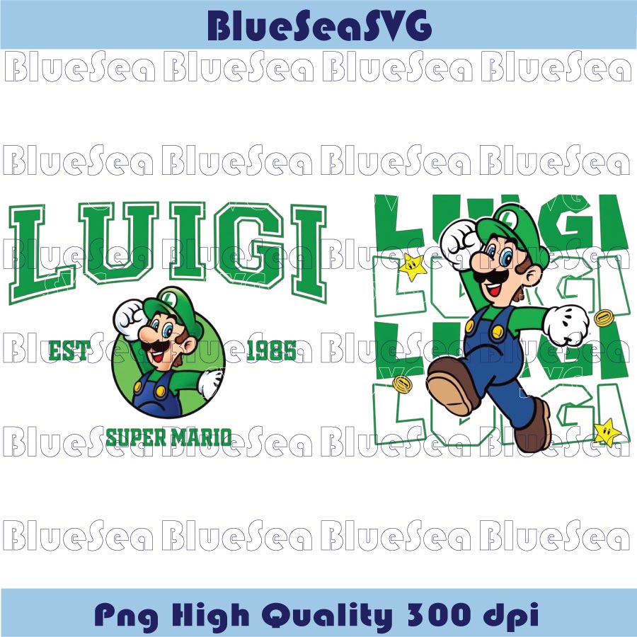 Super Mario Luigi Svg Est 1985 Super Mario Svg Super Mario Birthday