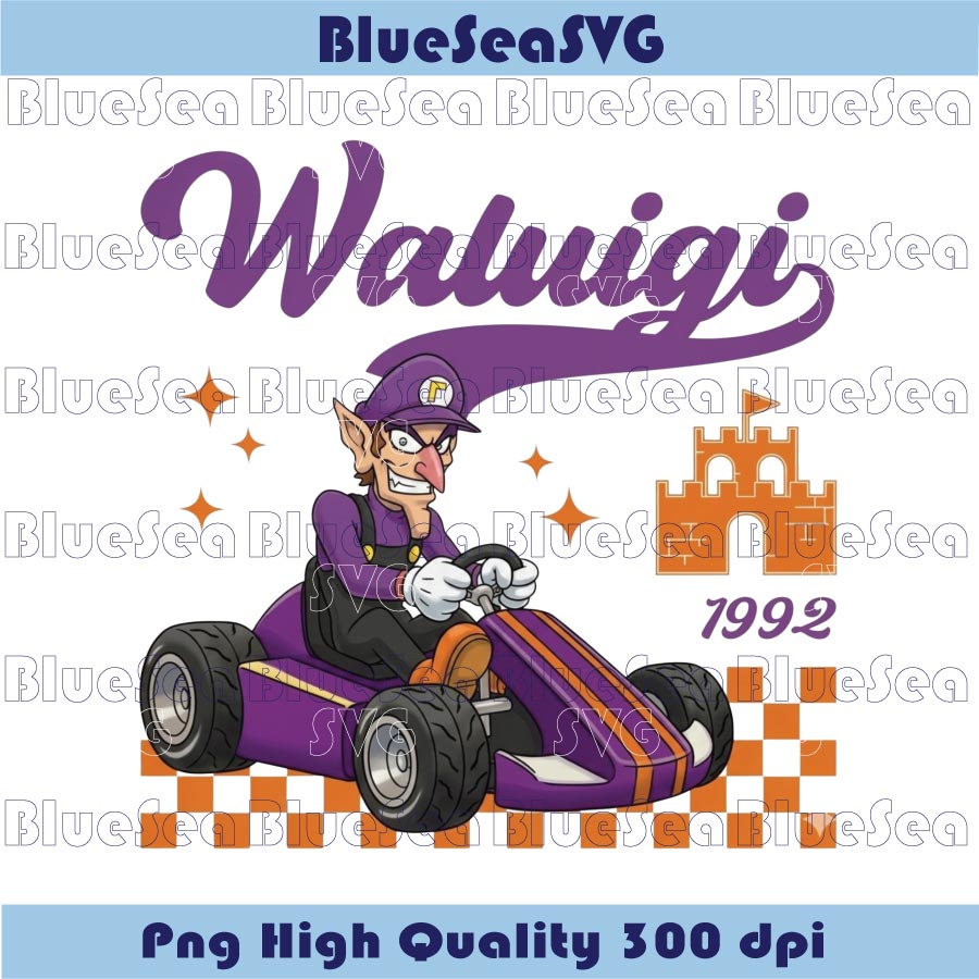 Super Mario Svg 1992 Level Complete Super Mario Waluigi Racing Kart