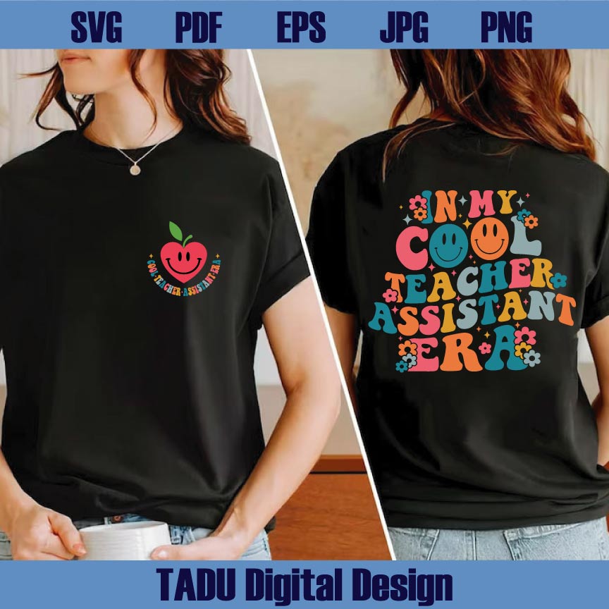 In My Teacher Assistant Era Svg Retro Cool Teacher Assistant Png