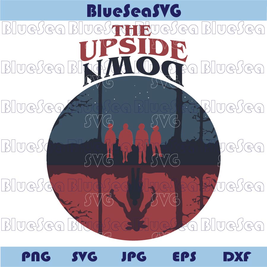 The Upside Down Circle Svg Stranger Things Svg Upside Down Png
