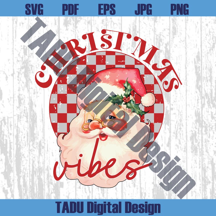 Christmas Vibes Santa Claus Png Trendy Girly Funny Christmas Png