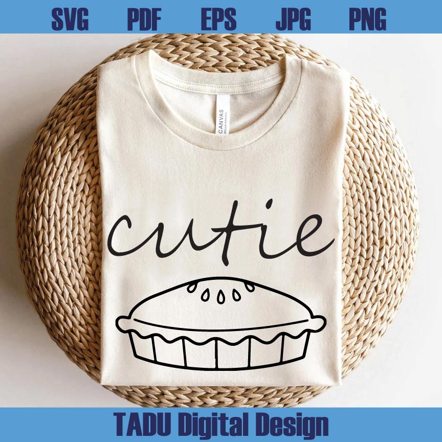 Cutie Pie Svg Thanksgiving Baby Onesie Png Fall Babe Onesie Svg