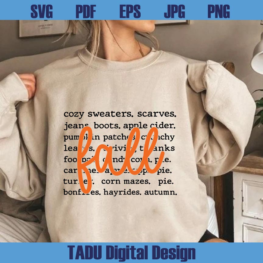 Fall Words Svg Fall Coquette Png Fall Pumpkin Svg Cozy Season Png