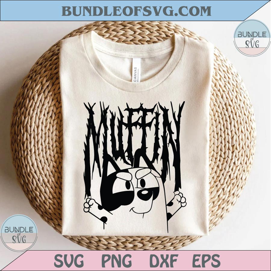 Blue Dog Svg Muffin Svg Blue Dog Birthday Png Dog Family Cartoon