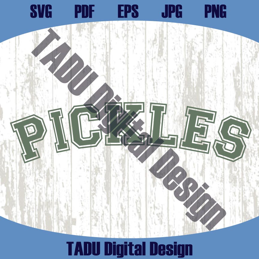 Vintage Pickles Svg Varsity Canning Season Pickle Lover Svg Png - BundleofSVG