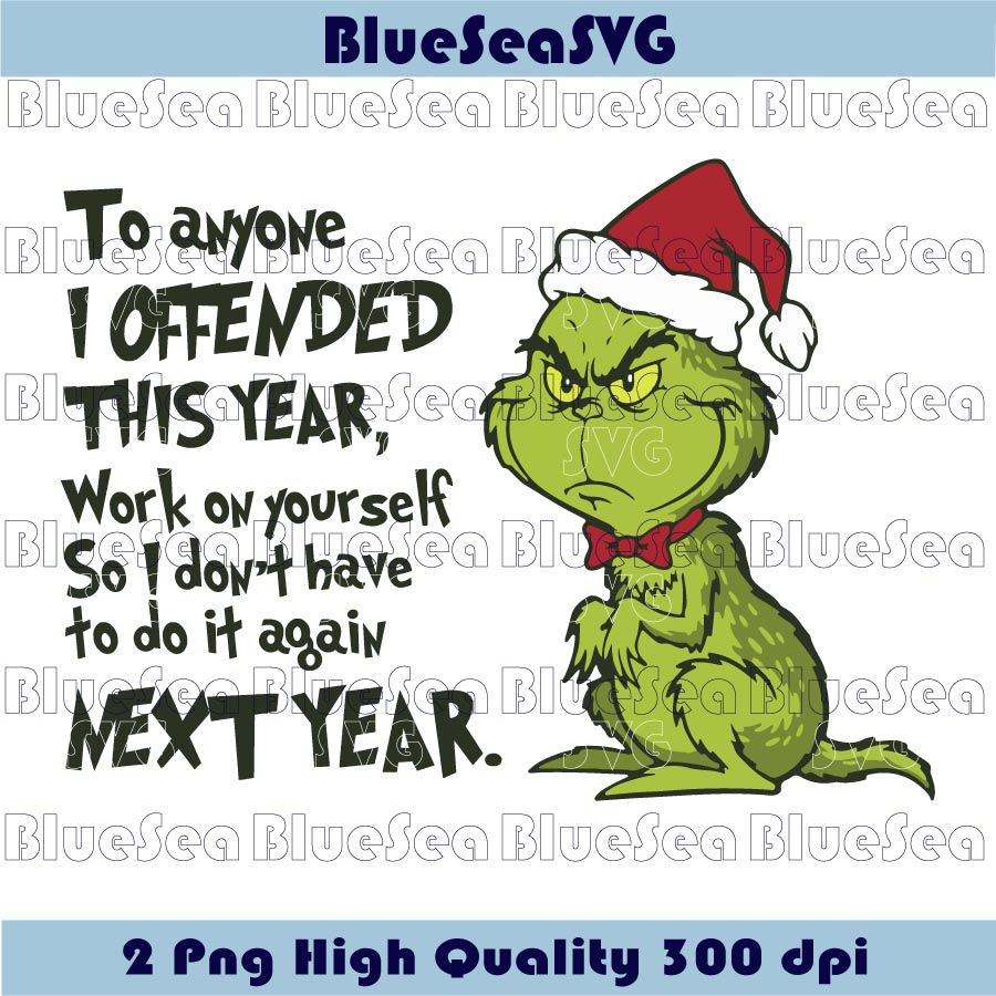 To Everyone I Offended This Year Svg Cat Christmas Grinch Png - BundleofSVG