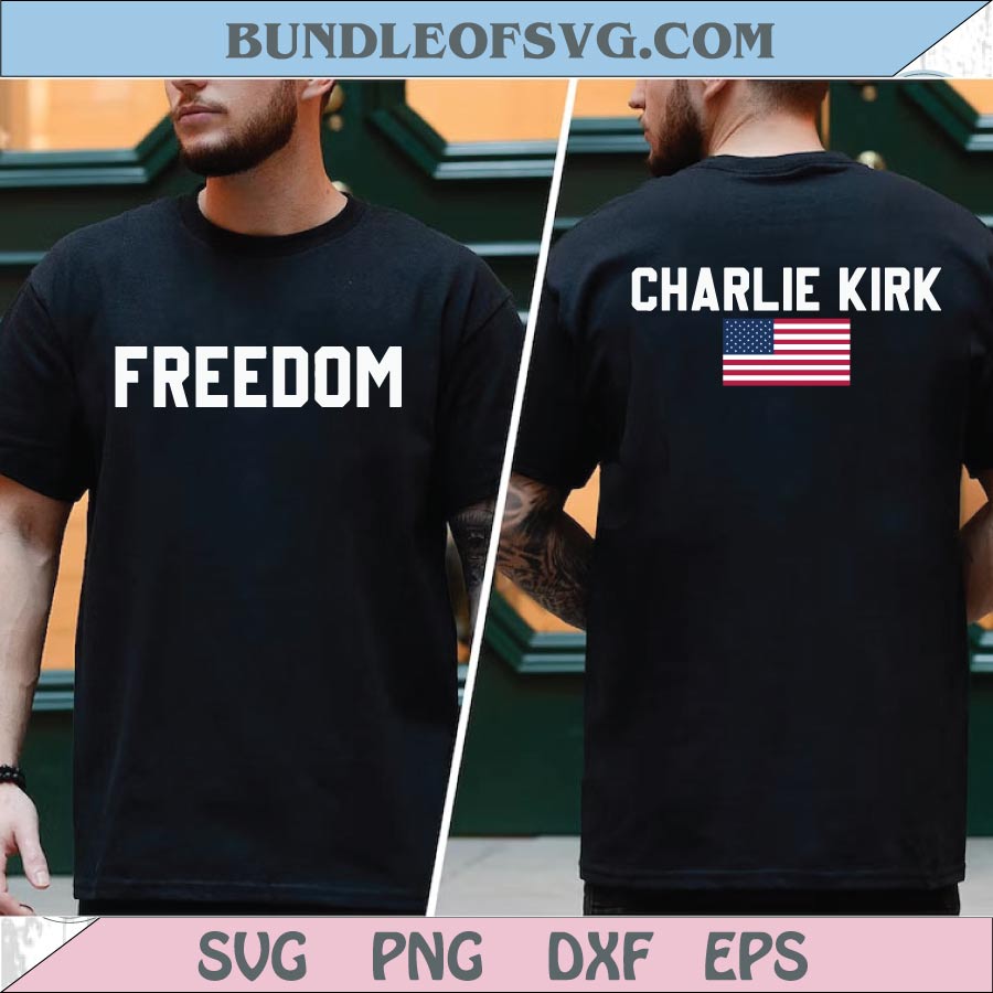 Charlie Kirk Freedom Svg Png Charlie Kirk Svg Human Rights Png