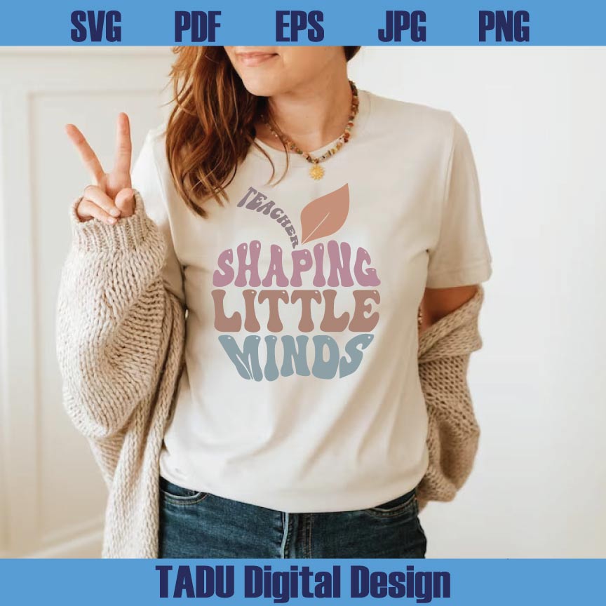 Teacher Shaping Little Minds Png Teacher Apple Svg Teacher Png