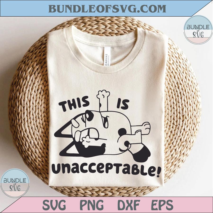 Blue Dog Svg This is Unacceptable Svg Muffin Png Dog Family Cartoon
