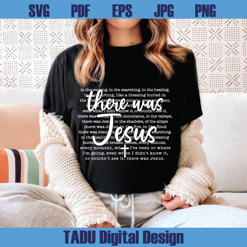 There was Jesus Svg Christian Svg Christian Men Png Bible Verse Svg
