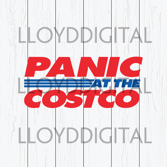 Panic at the Costco svg Disco Pandemic Parody Christmas Black Friday svg Funny shirt gifts svg eps dxf png cut file silhouette cricut - BundleofSVG
