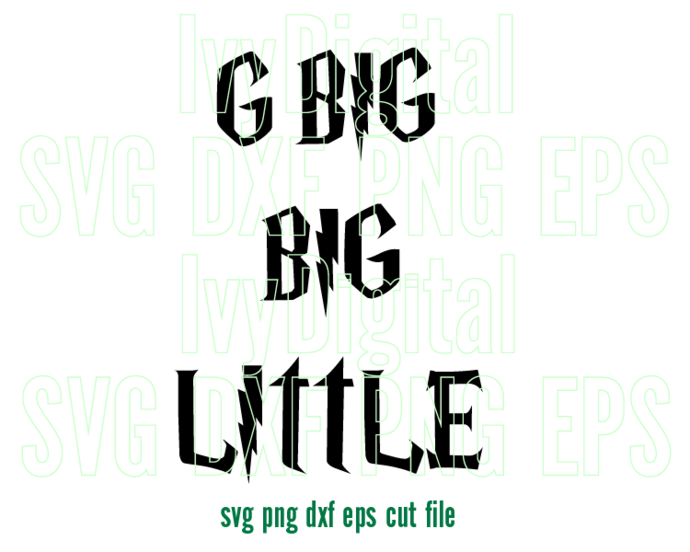 Bundle of 3 Big Little SVG Shirt Sorority Big Little Rock and Roll tee svg Apparel Silhouette Download gifts svg dxf png cut files cricut
