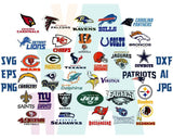 Bundle NFL Svg American Football svg NFL Team logos Rugby logo svg Rugby svg eps dxf png cut files cameo cricut