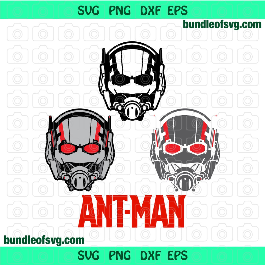 Ant Man The wasp SVG Ant Man logo Ant Man Helmet Mask Shirt Ant Man suit Sign Invitation Party svg png dxf file silhouette cameo cricut - BundleofSVG