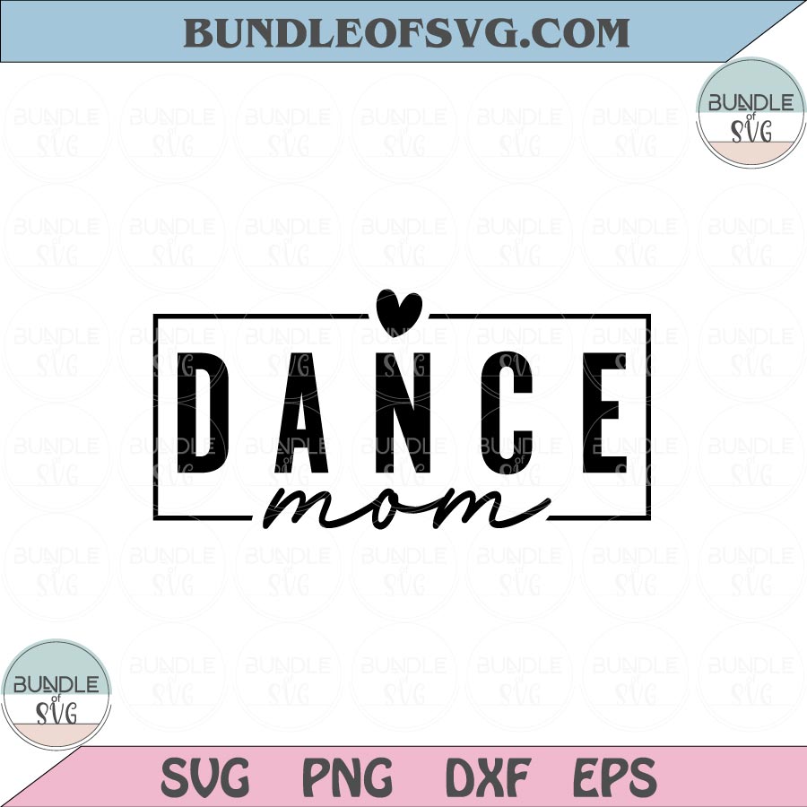 Dance Mom Svg Cheer Mom svg Funny Cheer Mom Life Svg Png Dxf Dxf Eps files Cameo Cricut - BundleofSVG