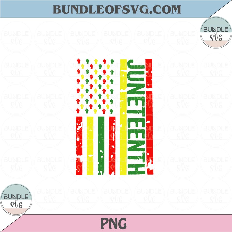 Juneteenth Flag Svg USA Flag African Black History Svg Juneteenth Svg Png Dxf Eps files Cameo Cricut