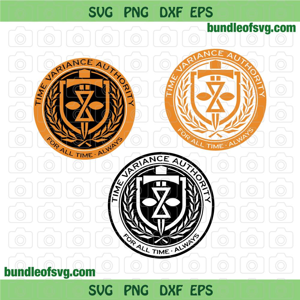 Loki TVA svg Time Variance Authority svg TVA Svg Time Variance Authority Logo svg TVA svg png dxf cutting files - BundleofSVG