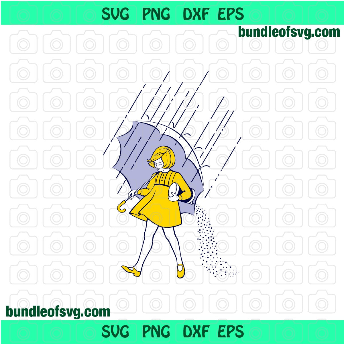 Morton Salt Girl SVG Morton Salt Umbrella Morton Salt svg Salty Girl Salty svg eps dxf png cut file cameo cricut - BundleofSVG