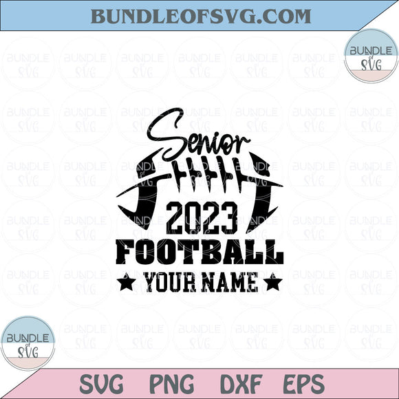 Senior Football 2023 Svg Senior Cheer Night 2023 Svg Football Svg Png Dxf Eps files Cameo Cricut