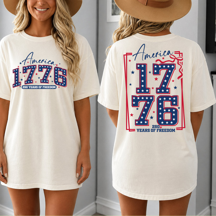 America 1776 SVG 250 Years of Freedom Png Coquette 4th of July Svg - BundleofSVG
