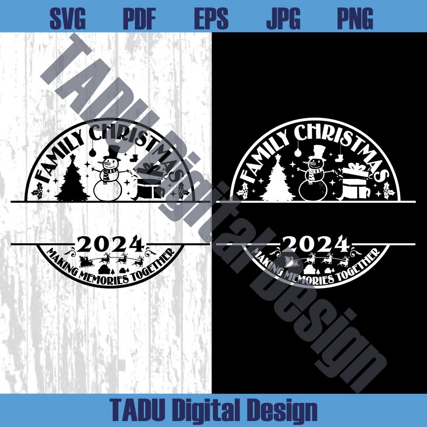 Custom Name Family Christmas Making Memories Together Svg Png