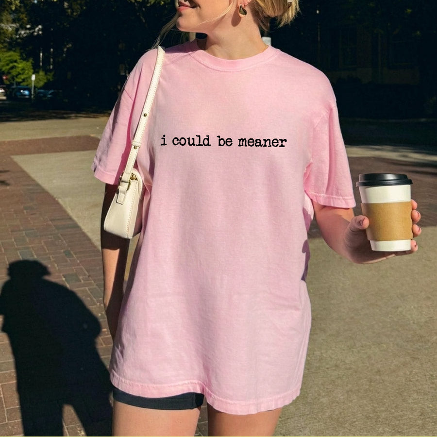 I Could Be Meaner SVG Funny Christian Svg Trendy Christian Humor - BundleofSVG