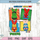Chillin With My Peeps Png Avengers Superhero Kids Easter Png - BundleofSVG