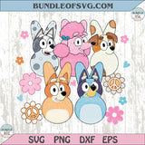 Bluey Easter Bunny Png Bluey and Bingo Boy Easter Kids Png - BundleofSVG