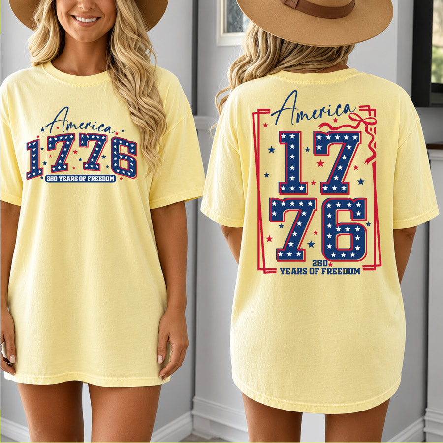 America 1776 SVG 250 Years of Freedom Png Coquette 4th of July Svg - BundleofSVG