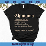 Chingona Definition Svg Latina Png Bad Ass Woman Svg Chingona Png