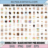 Black History Png Bundle Black History Month African American Png