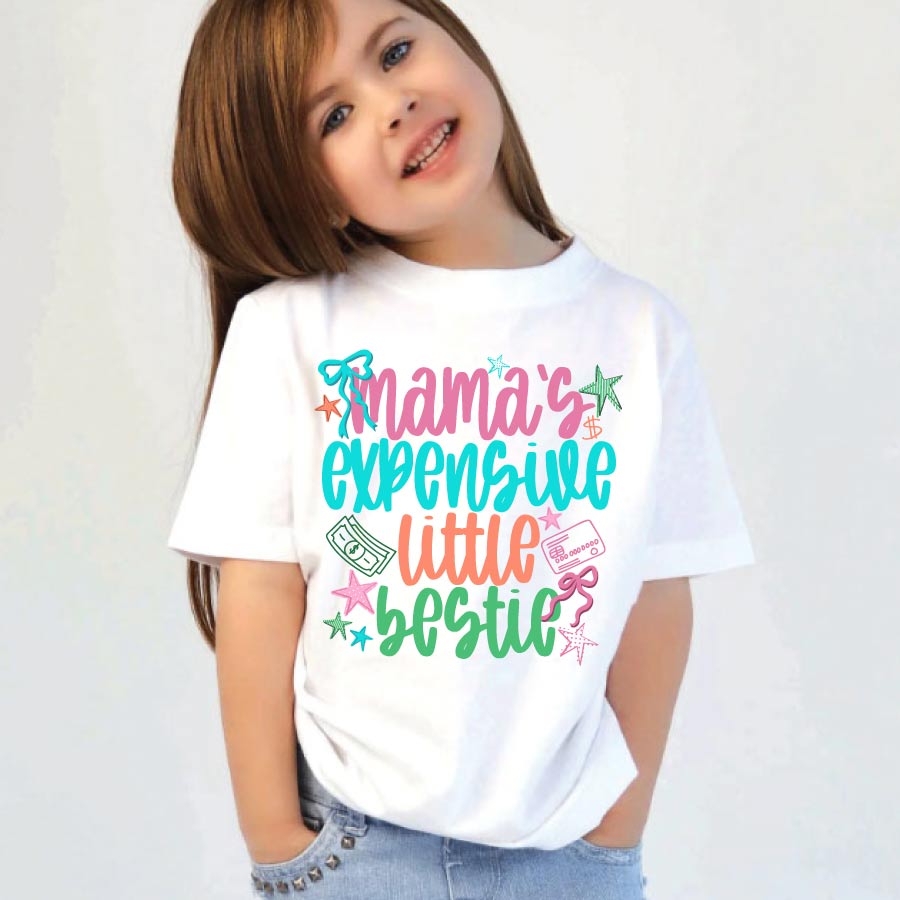 Mama’s Expensive Bestie SVG Striped Dessign Shirt Toddler Girl Png - BundleofSVG