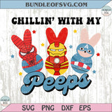 Chillin With My Peeps Png Avengers Superhero Kids Easter Png - BundleofSVG
