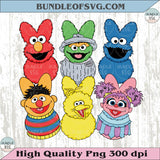 Easter Bunny Sesame Street Png Kids Easter Sesame Street Png - BundleofSVG