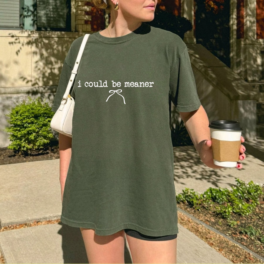 I Could Be Meaner SVG Funny Christian Svg Trendy Christian Humor - BundleofSVG
