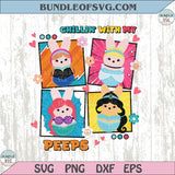 Chillin with My Peeps Disney Pincess Easter Bunny Png Girl Easter Png - BundleofSVG