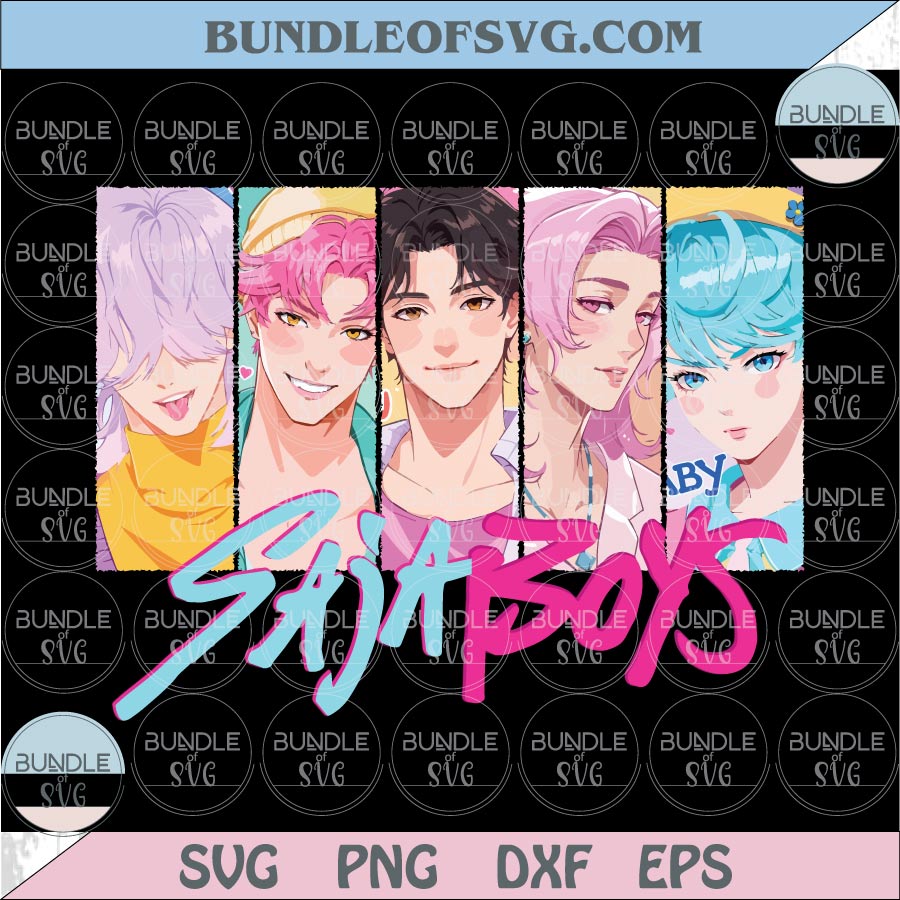Saja Boys Png Bundle Set Kpop Demon Hunters Png Saja Boys Clipart