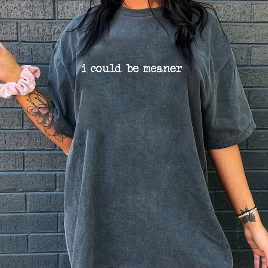I Could Be Meaner SVG Funny Christian Svg Trendy Christian Humor - BundleofSVG