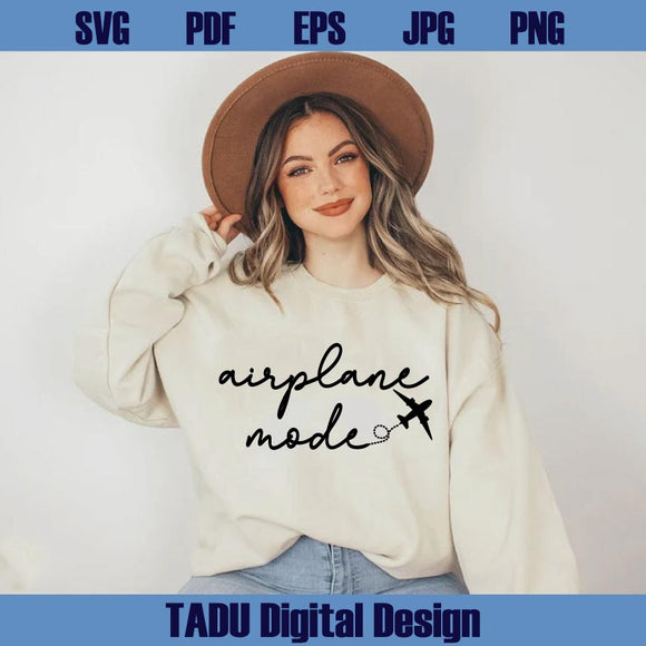 Airplane Mode Svg Png Retro Funny Vacation Svg Travel Svg Cricut
