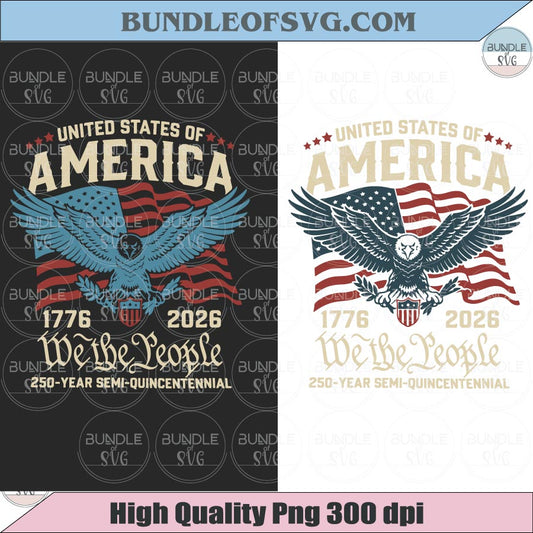 America 1776 - 2026 We The People Svg USA 250 America Png Svg