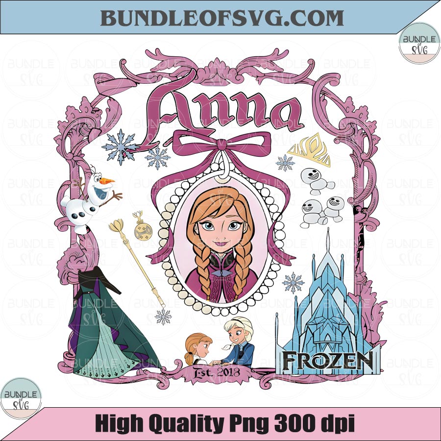 Anna SVG Vintage Anna Princess Png Retro Anna Png Shirt Gift