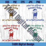 Are You A Smart Fella Or Fart Smella Svg Weird Meme Cowboy Frog